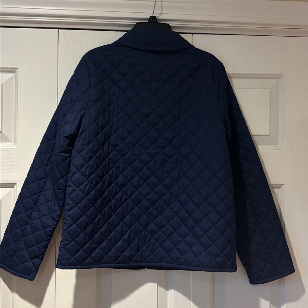 NWT J. Crew Crewcuts Navy Girls' Quilted Barn Jacket XL - Picture 4 of 9